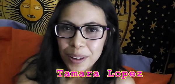  Teaser video of Latina Tamara Lopez comes back for a good fucking. She loves old white dick. Then gets big load on her pretty face.